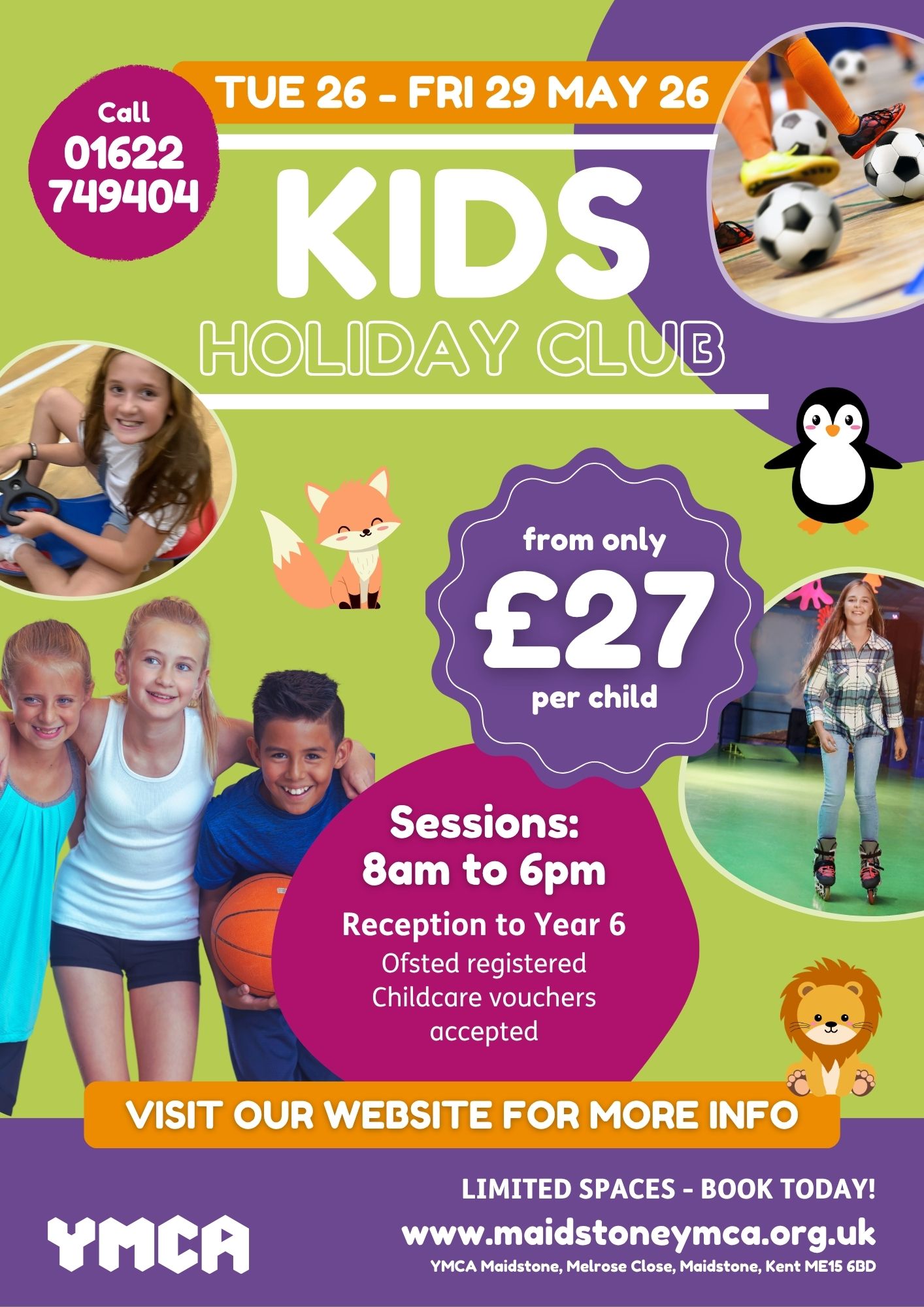 Maidstone YMCA Kids Holiday Club