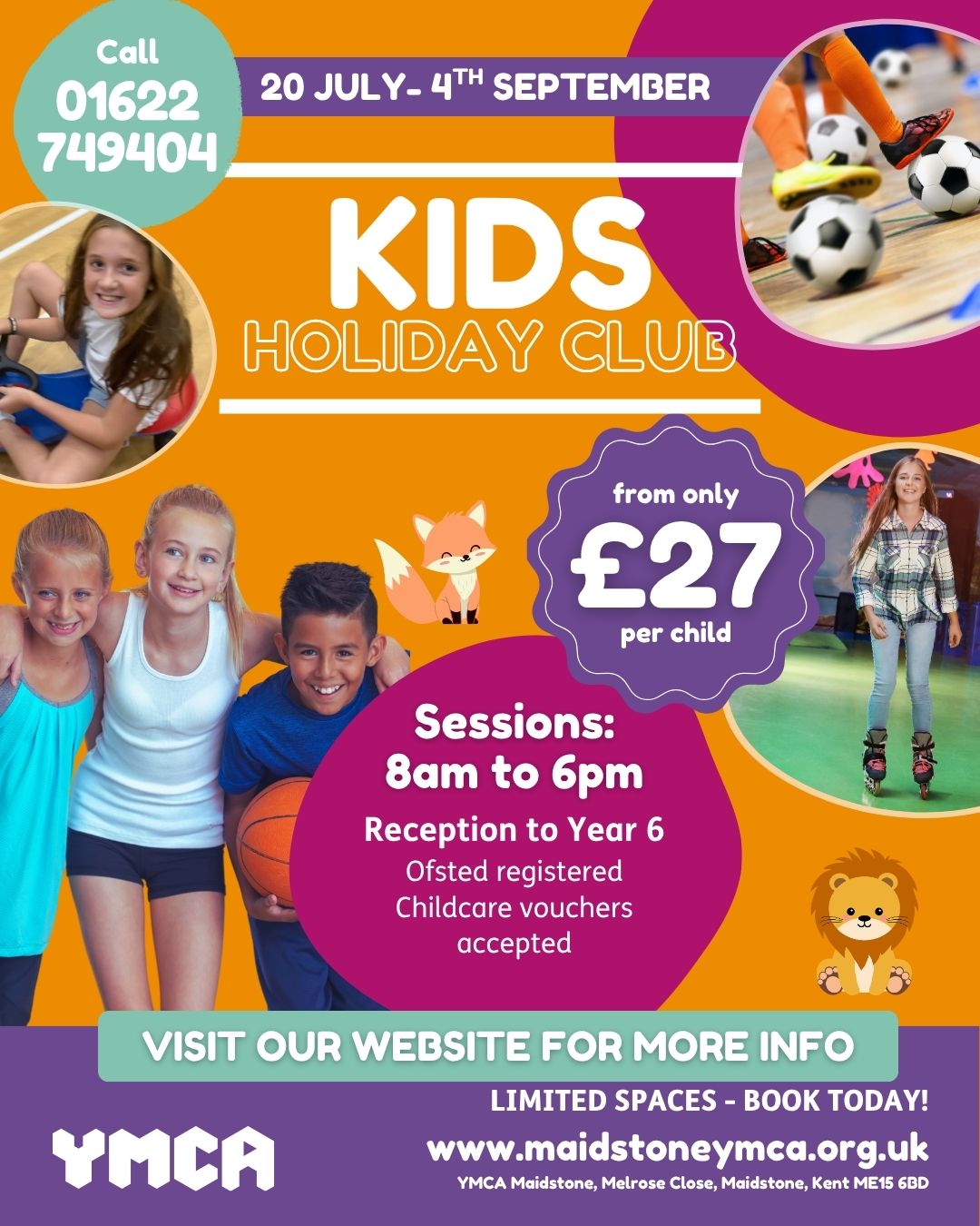 Maidstone YMCA Kids Holiday Club